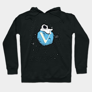 Bitcoin BTC Crypto to the Moon - Featuring Astronaut Hoodie